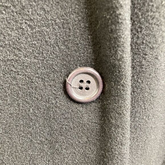 Calvin‎ Klein Women’s Black Wool Blend Coat Size 4 Minimalist Old Money Career - Picture 9 of 13